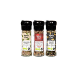 Kantarellit ja Tellicherry mustapippuri 75g luomu - BPA-vapaa maustemylly