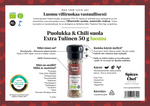 Puolukka & chili – Extra tulinen 50g luomu - BPA-vapaa maustemylly